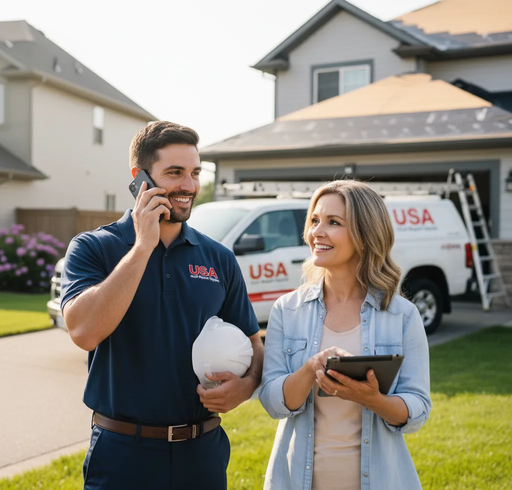 USA Roof Repair Experts customer support in Raceland
